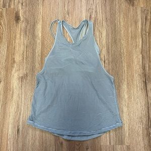 Lululemon Tank - Built In Bra - Size 6 - Muted Blue Green